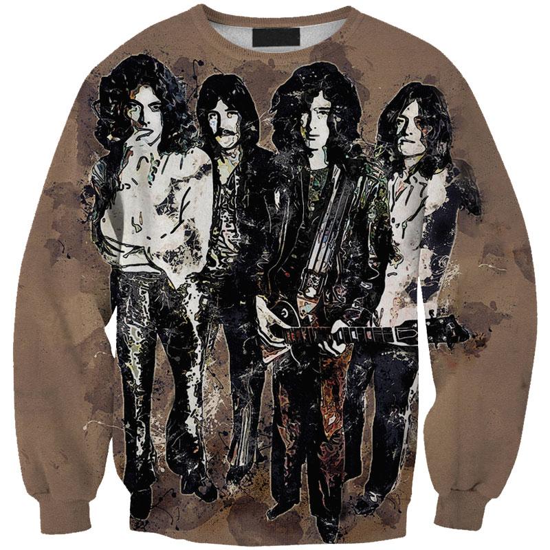 Led Zeppelin 3D full over print Hoodie, Sweater, TShirt LK-442