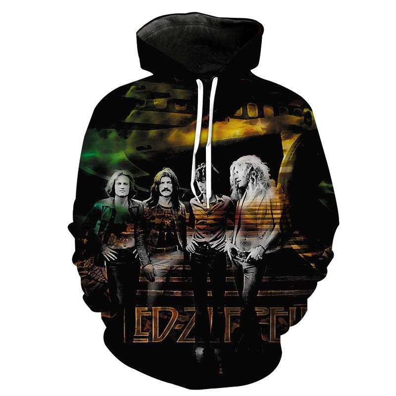 Led Zeppelin 3D full over print Hoodie, Sweater, TShirt LK-457