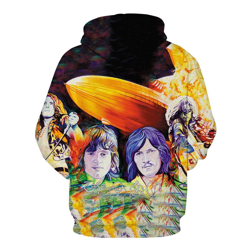 Led Zeppelin 3D full over print Hoodie, Sweater, TShirt LK-470