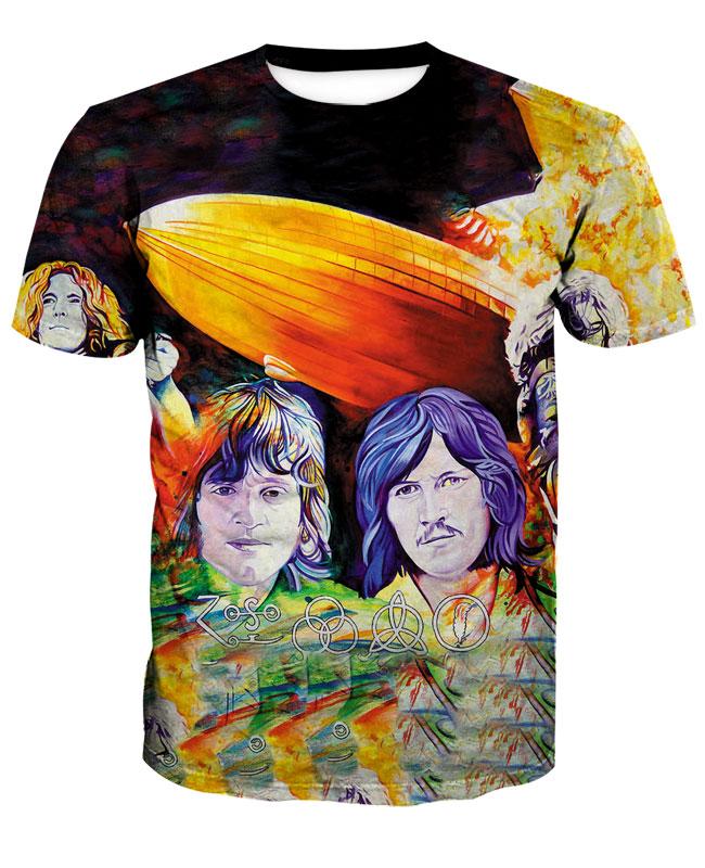 Led Zeppelin 3D full over print Hoodie, Sweater, TShirt LK-470