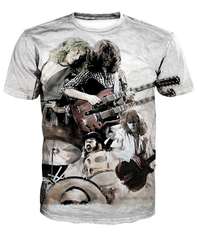 Led Zeppelin 3D full over print Hoodie, Sweater, TShirt LK-471