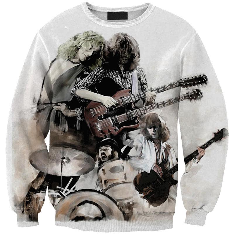 Led Zeppelin 3D full over print Hoodie, Sweater, TShirt LK-471