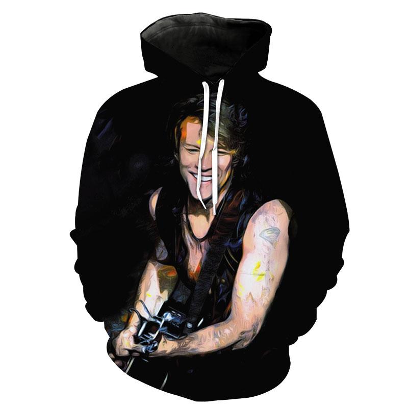 Bon Jovi 3D full over print Hoodie, Sweater, TShirt LK-477