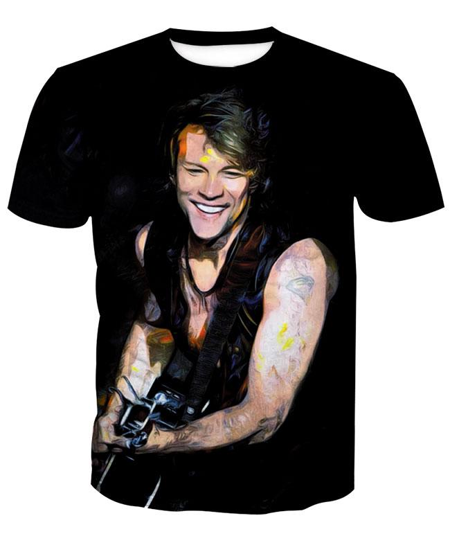 Bon Jovi 3D full over print Hoodie, Sweater, TShirt LK-477