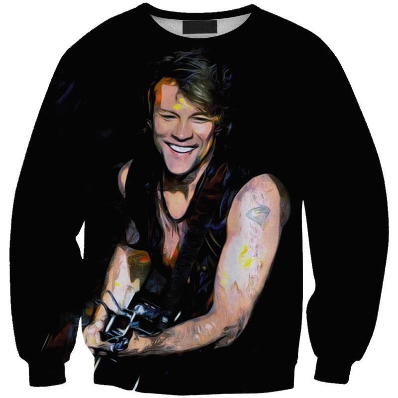 Bon Jovi 3D full over print Hoodie, Sweater, TShirt LK-477