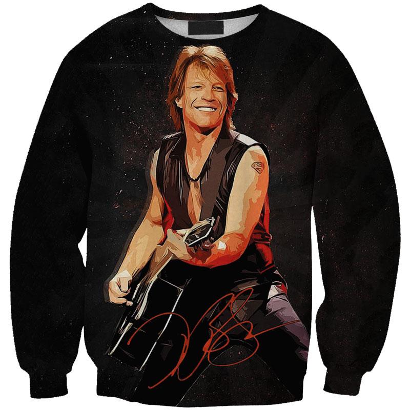 Bon Jovi 3D full over print Hoodie, Sweater, TShirt LK-478