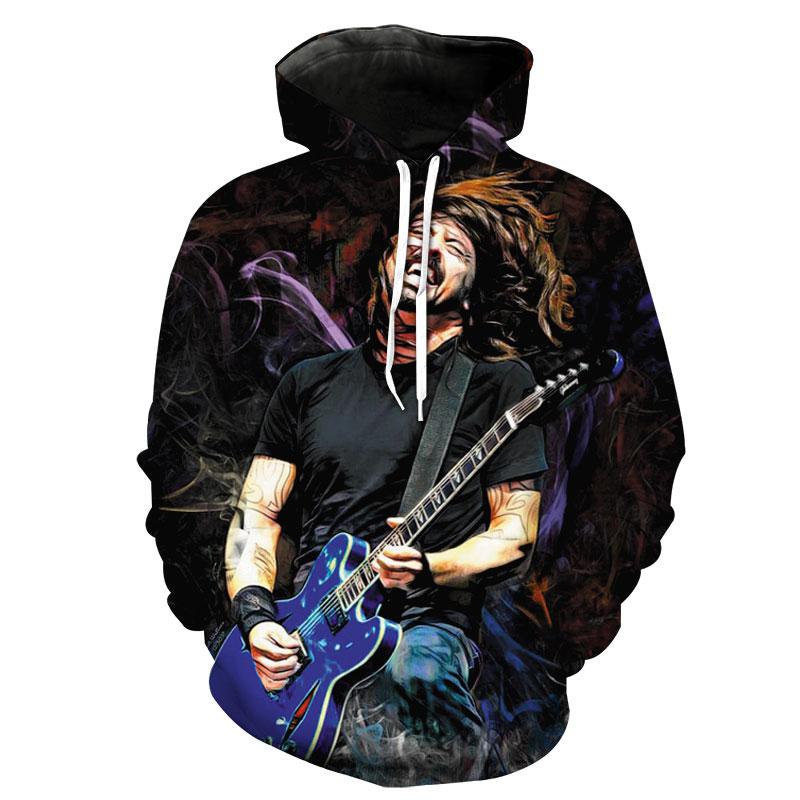 Foo Fighters 3D full over print Hoodie, Sweater, TShirt LK-479