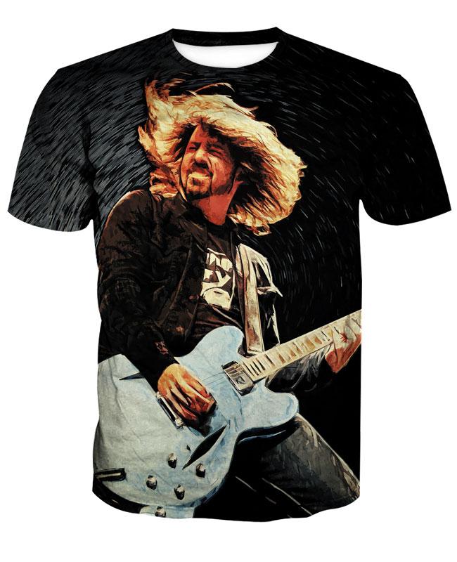Foo Fighters 3D full over print Hoodie, Sweater, TShirt LK-480