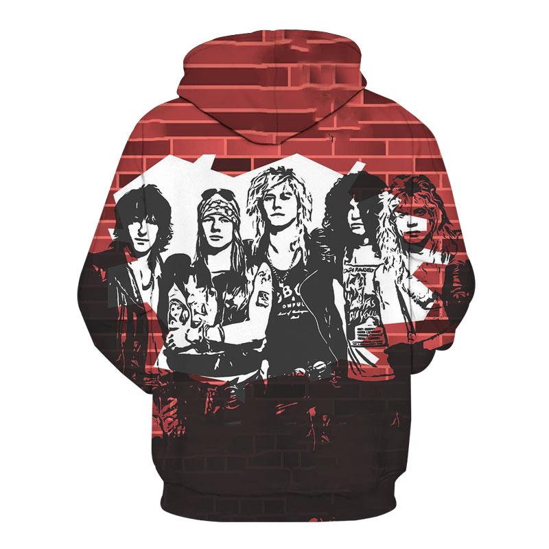 Guns N' Roses 3D full over print Hoodie, Sweater, TShirt LK-484