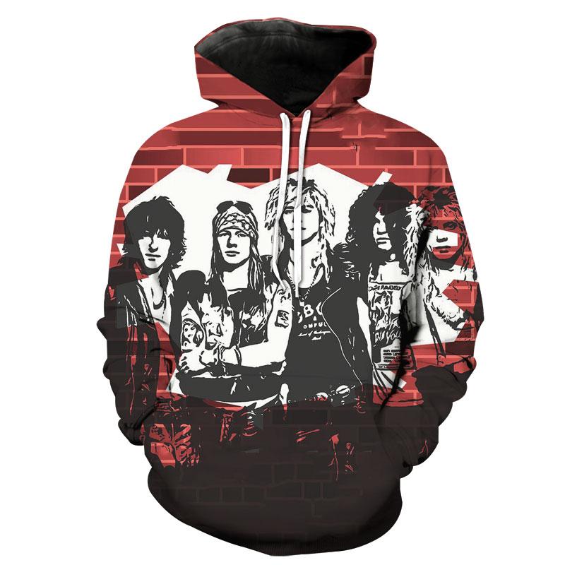 Guns N' Roses 3D full over print Hoodie, Sweater, TShirt LK-484