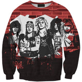 Guns N' Roses 3D full over print Hoodie, Sweater, TShirt LK-484