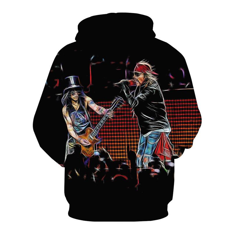 Guns N' Roses 3D full over print Hoodie, Sweater, TShirt LK-485