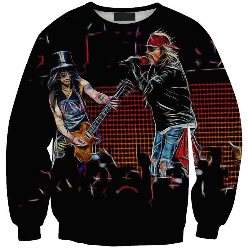 Guns N' Roses 3D full over print Hoodie, Sweater, TShirt LK-485