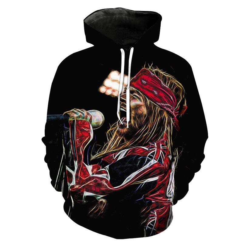Guns N' Roses 3D full over print Hoodie, Sweater, TShirt LK-486