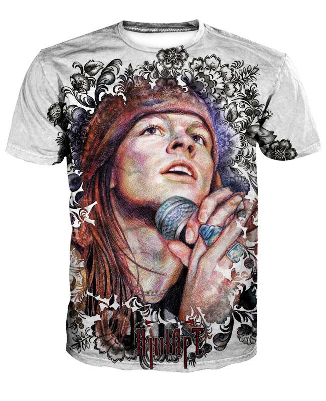 Guns N' Roses 3D full over print Hoodie, Sweater, TShirt LK-488