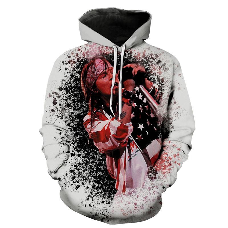 Guns N' Roses 3D full over print Hoodie, Sweater, TShirt LK-490