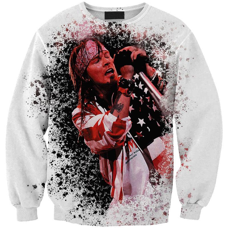 Guns N' Roses 3D full over print Hoodie, Sweater, TShirt LK-490