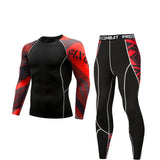 Newest Men Compression Running jogging Suits Clothes Set