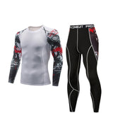 Newest Men Compression Running jogging Suits Clothes Set