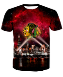 Skyline Chicago 3D full over print Hoodie, Sweater, TShirt RC-002