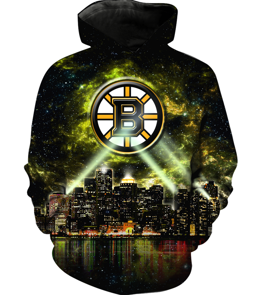 Skyline Boston Bruins 3D full over print Hoodie, Sweater, TShirt RC-010