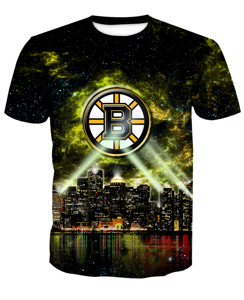 Skyline Boston Bruins 3D full over print Hoodie, Sweater, TShirt RC-010