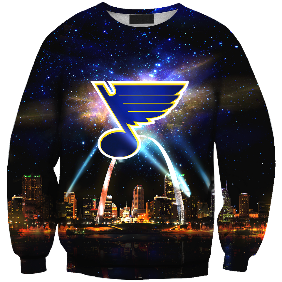 Skyline  St.Louis Blues 3D full over print Hoodie, Sweater, TShirt RC-015