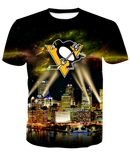 Skyline Pittsburgh Penguins 3D full over print Hoodie, Sweater, TShirt RC-020