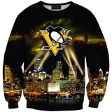 Skyline Pittsburgh Penguins 3D full over print Hoodie, Sweater, TShirt RC-020