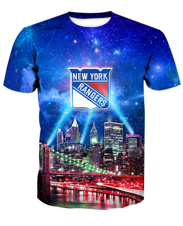 Skyline New York Rangers 3D full over print Hoodie, Sweater, TShirt RC-021