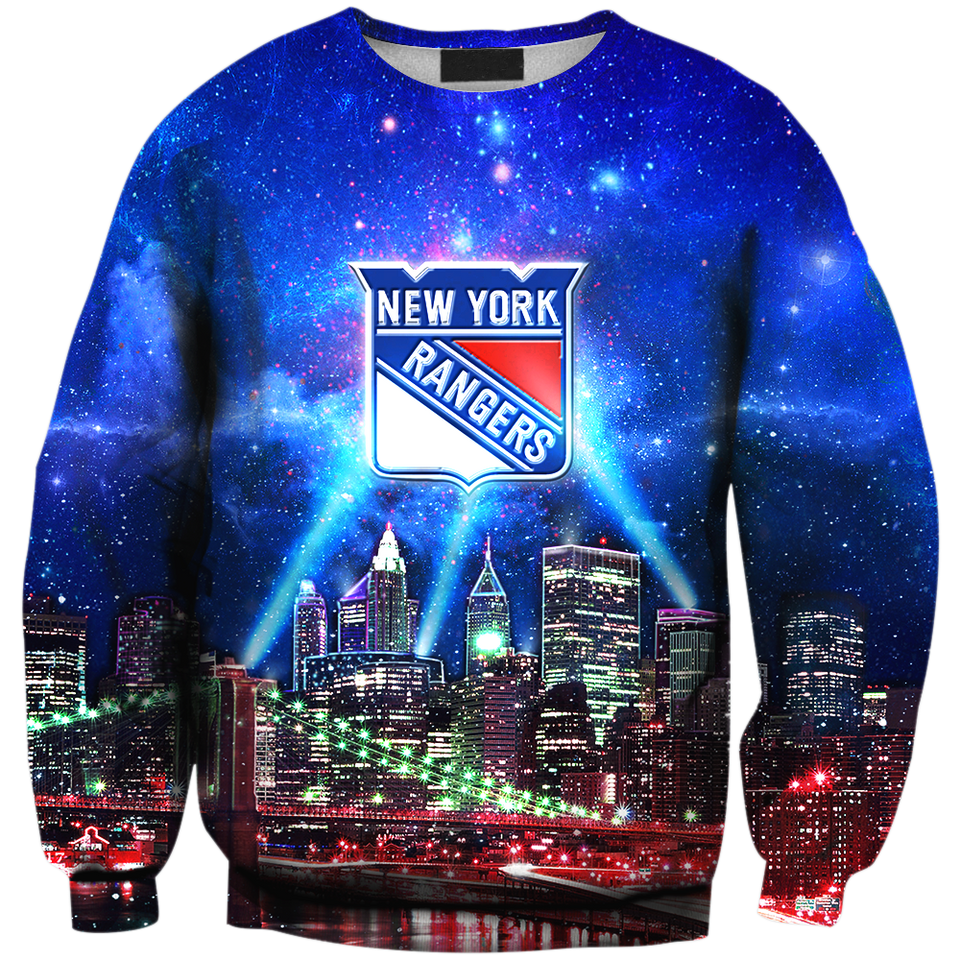 Skyline New York Rangers 3D full over print Hoodie, Sweater, TShirt RC-021