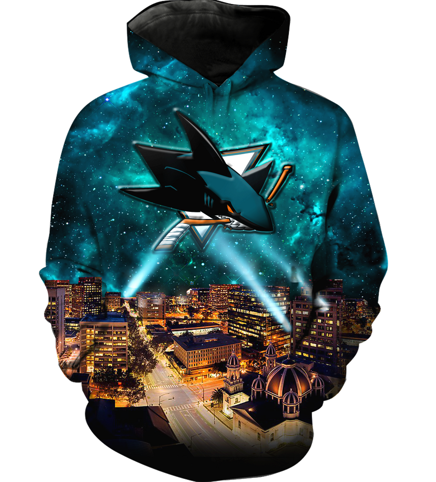 Skyline San Jose Sharks 3D full over print Hoodie, Sweater, TShirt RC-023