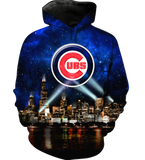 Cubs Skyline 3D full over print Hoodie, Sweater, TShirt RC-042