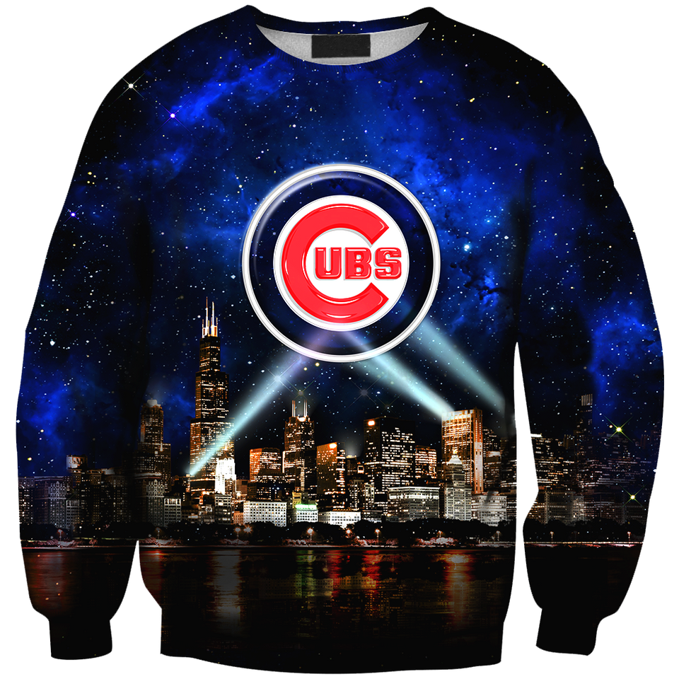 Cubs Skyline 3D full over print Hoodie, Sweater, TShirt RC-042