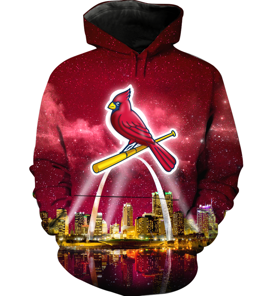 Cardinals Skyline 3D full over print Hoodie, Sweater, TShirt RC-045