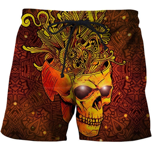 Red Lion 3D full over print Beach Shorts RL1