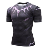 Superman Tshirts Men Compression Shirts