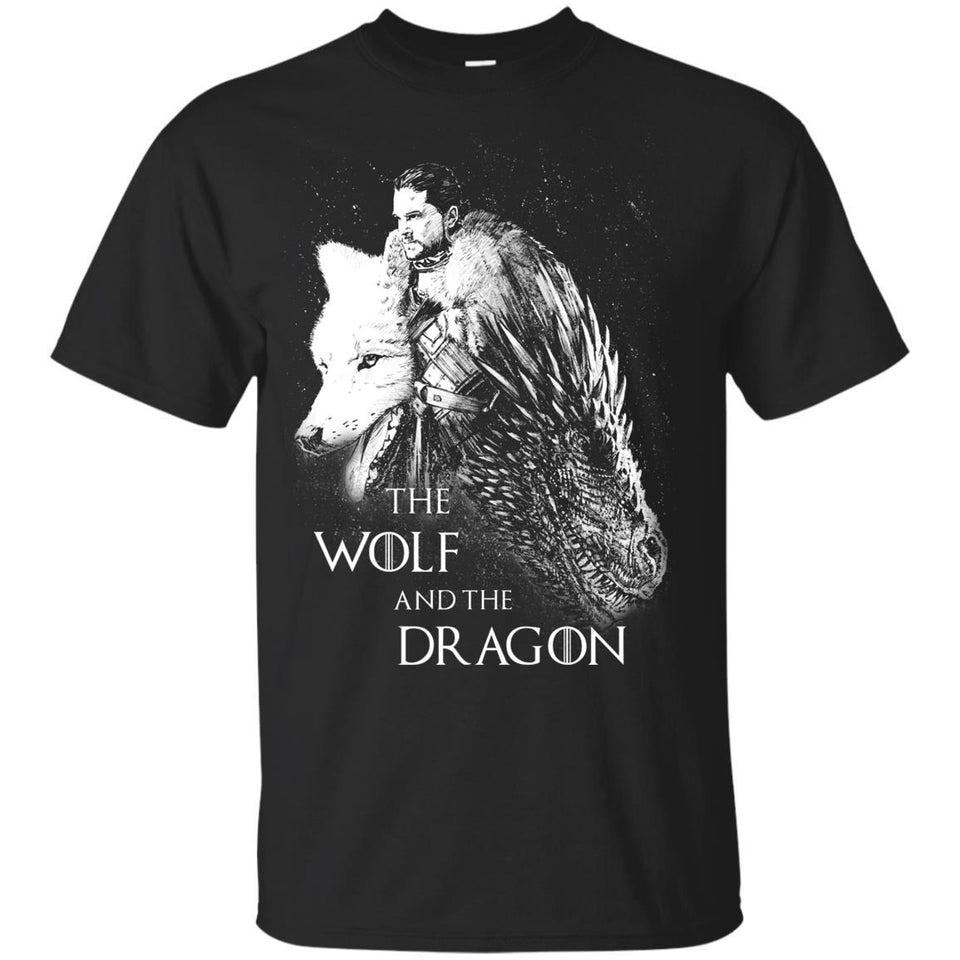The Wolf And The Dragon  t-shirt Game of Thrones t-shirt