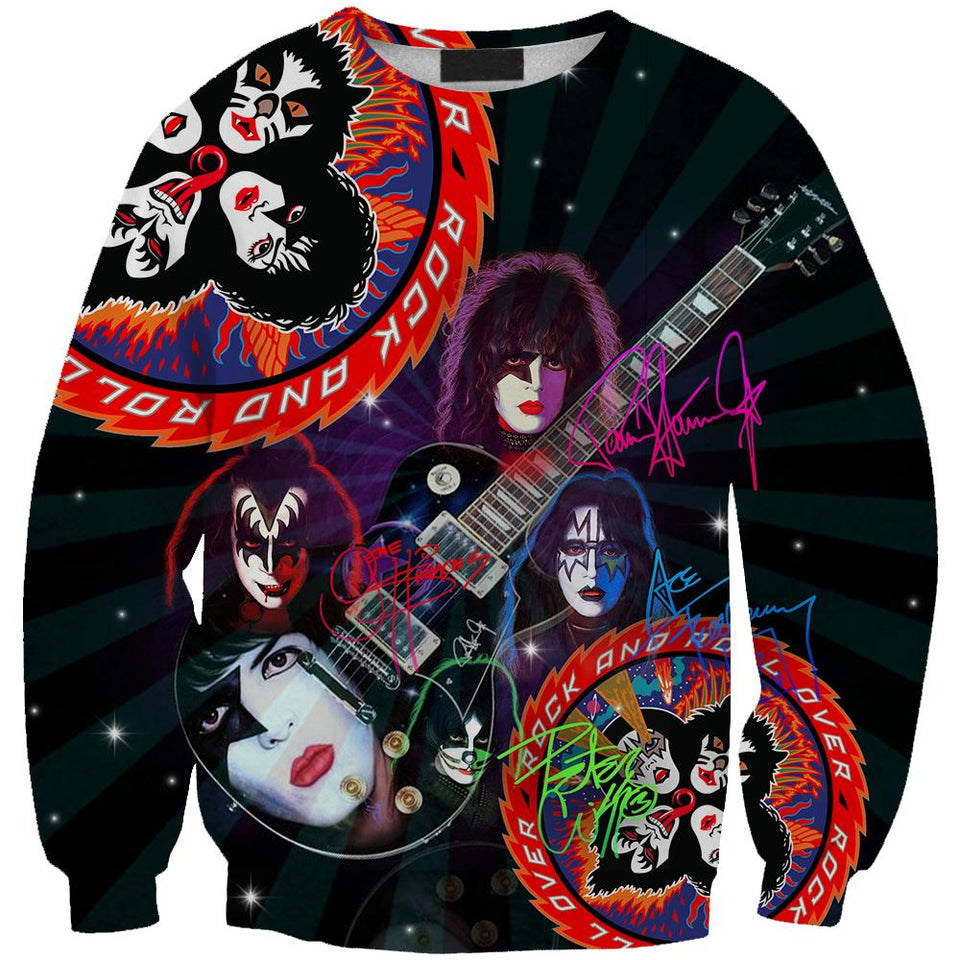 Kiss-band-Tee-T-Shirt-zip-hoodies-sweater-tank-top-for-men-women