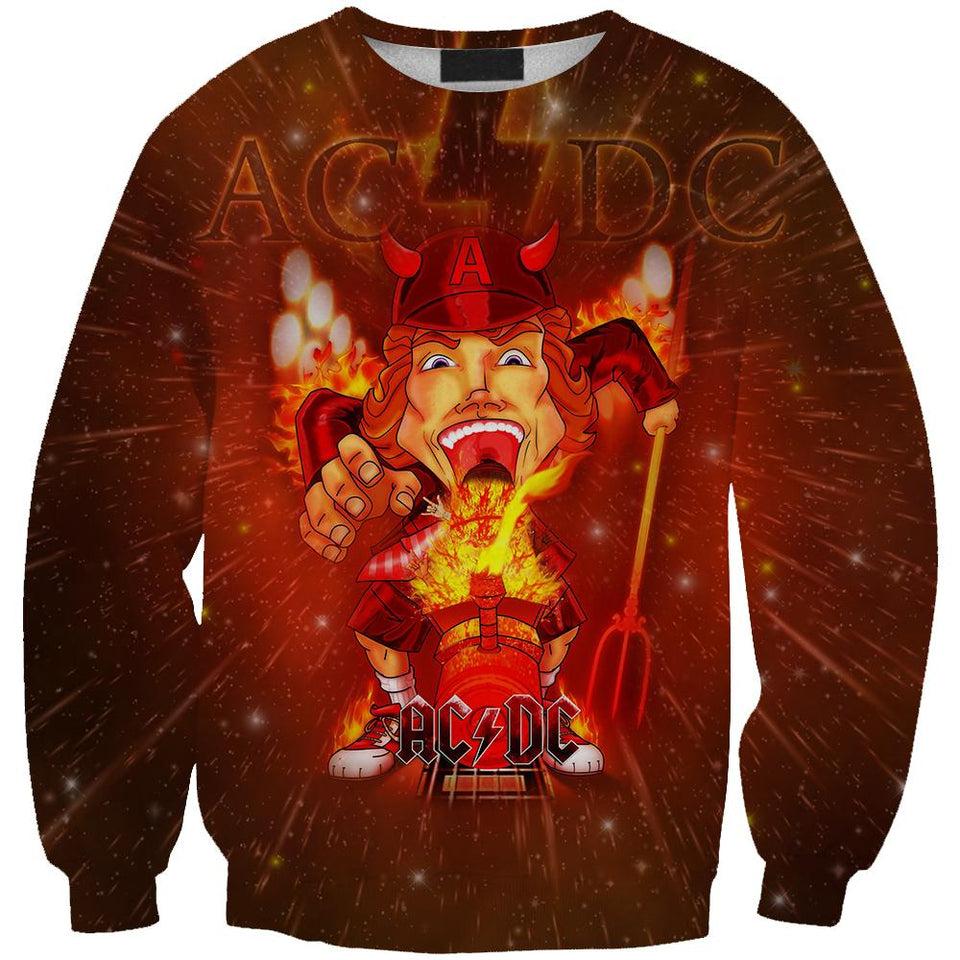 ACDC Rock Band 3D full over print Hoodie, Sweater, TShirt LK-520