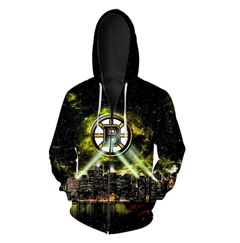 Skyline Boston Bruins 3D full over print Hoodie, Sweater, TShirt RC-010