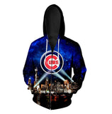Cubs Skyline 3D full over print Hoodie, Sweater, TShirt RC-042