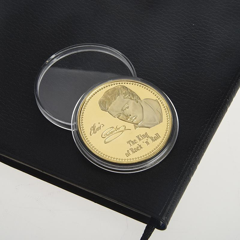Elvis Presley Commemorative Coin 1935-1977 The King of N Rock Roll