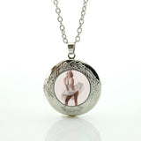 Vintage Elvis Presley locket Pendant The King Rock Jewelry Marilyn Monroe Audrey Hepburn