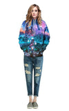 Space Galaxy 2017 Autumn 3D Hoodies Men Women