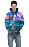Space Galaxy 2017 Autumn 3D Hoodies Men Women