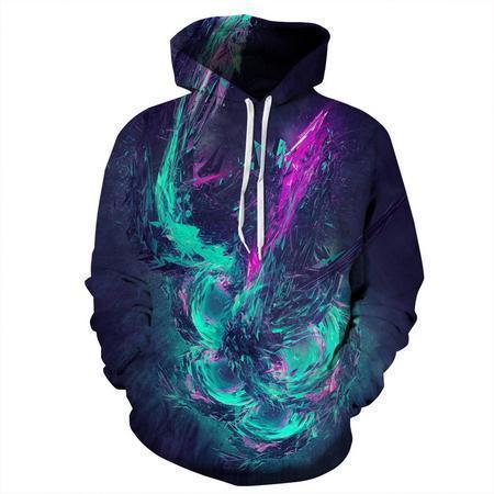 Space Galaxy 2017 Autumn 3D Hoodies Men Women